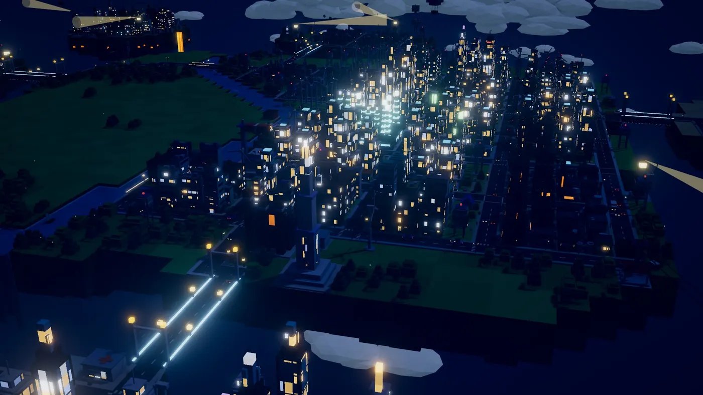 The city at night
